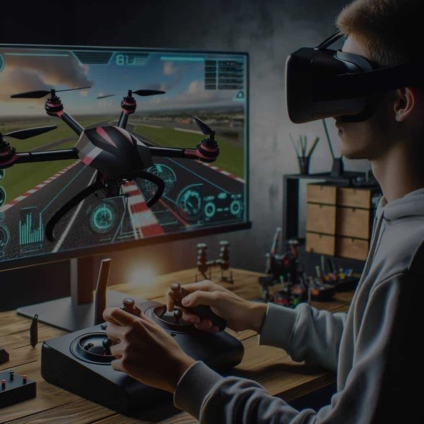 Comment les lunettes de réalité virtuelle peuvent-elles servir aux entraînements des pilotes de course de drone?