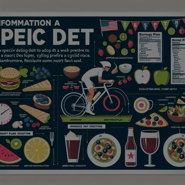 Quelle alimentation spécifique adopter la semaine précédant une course cycliste importante?